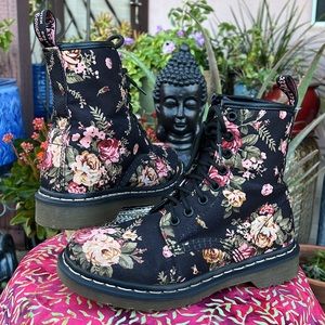 Dr. Martens Victorian Rose Floral Boots